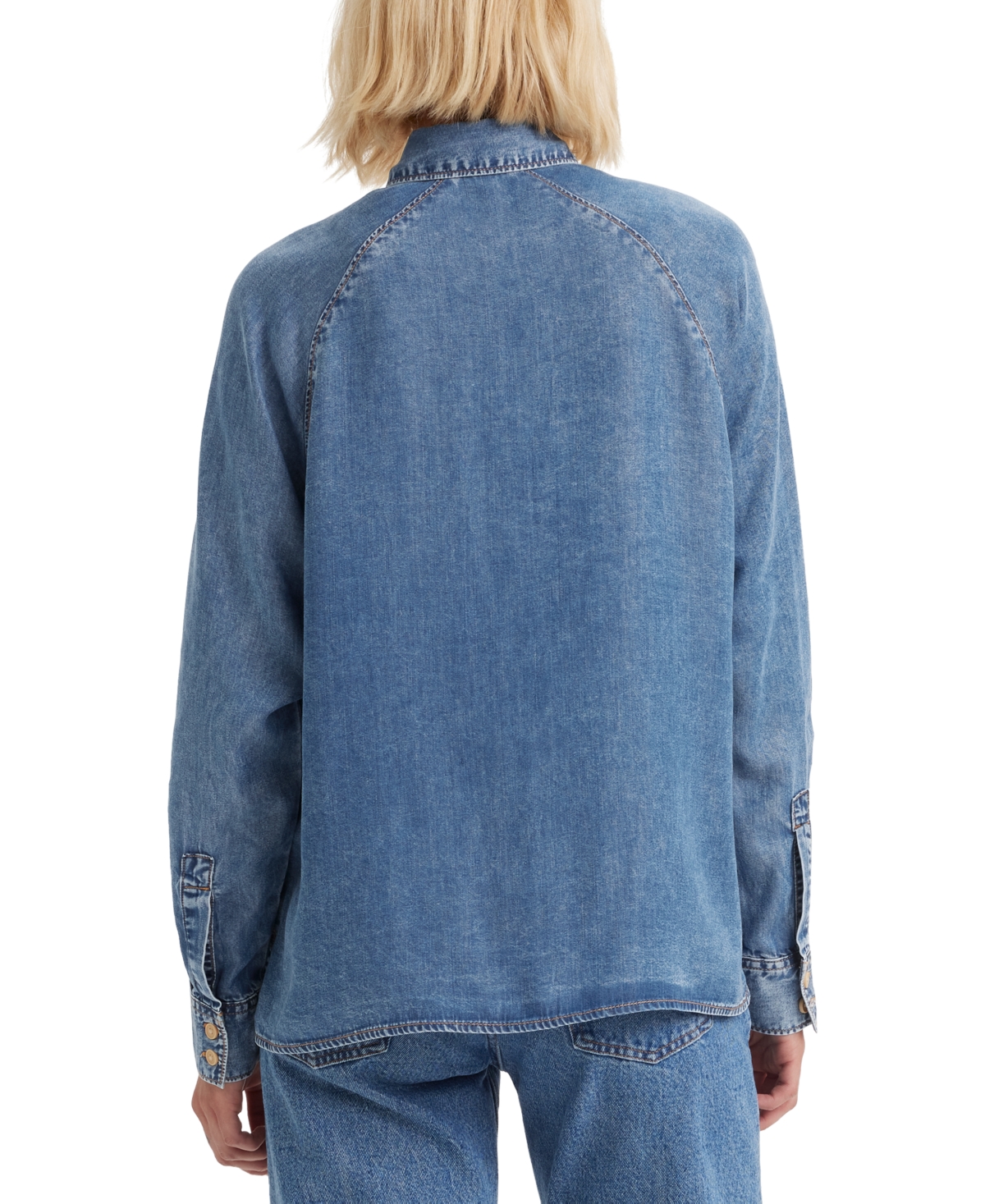 Levi's Women's Harrison Raglan-Long-Sleeve Shirt