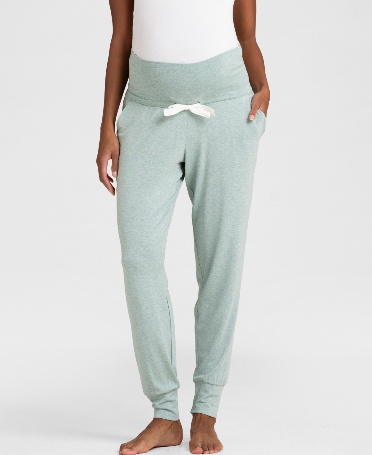 Seraphine Women's Maternity Lounge Pants, Twin Pack - Sage