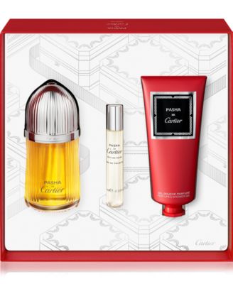 Cartier Men's 3-Pc. Pasha de Cartier Fragrance Gift Set - Macy's
