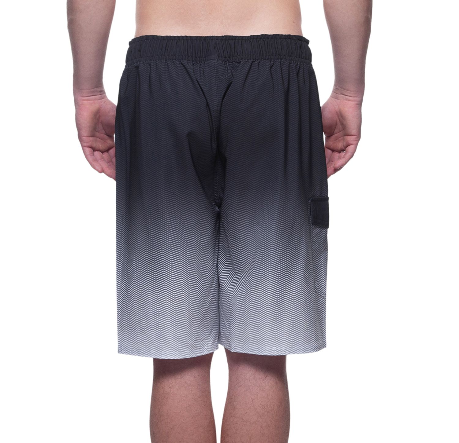 Men's 9" NO Liner Board Shorts Elastic Waist Quick Dry Swim Trunks