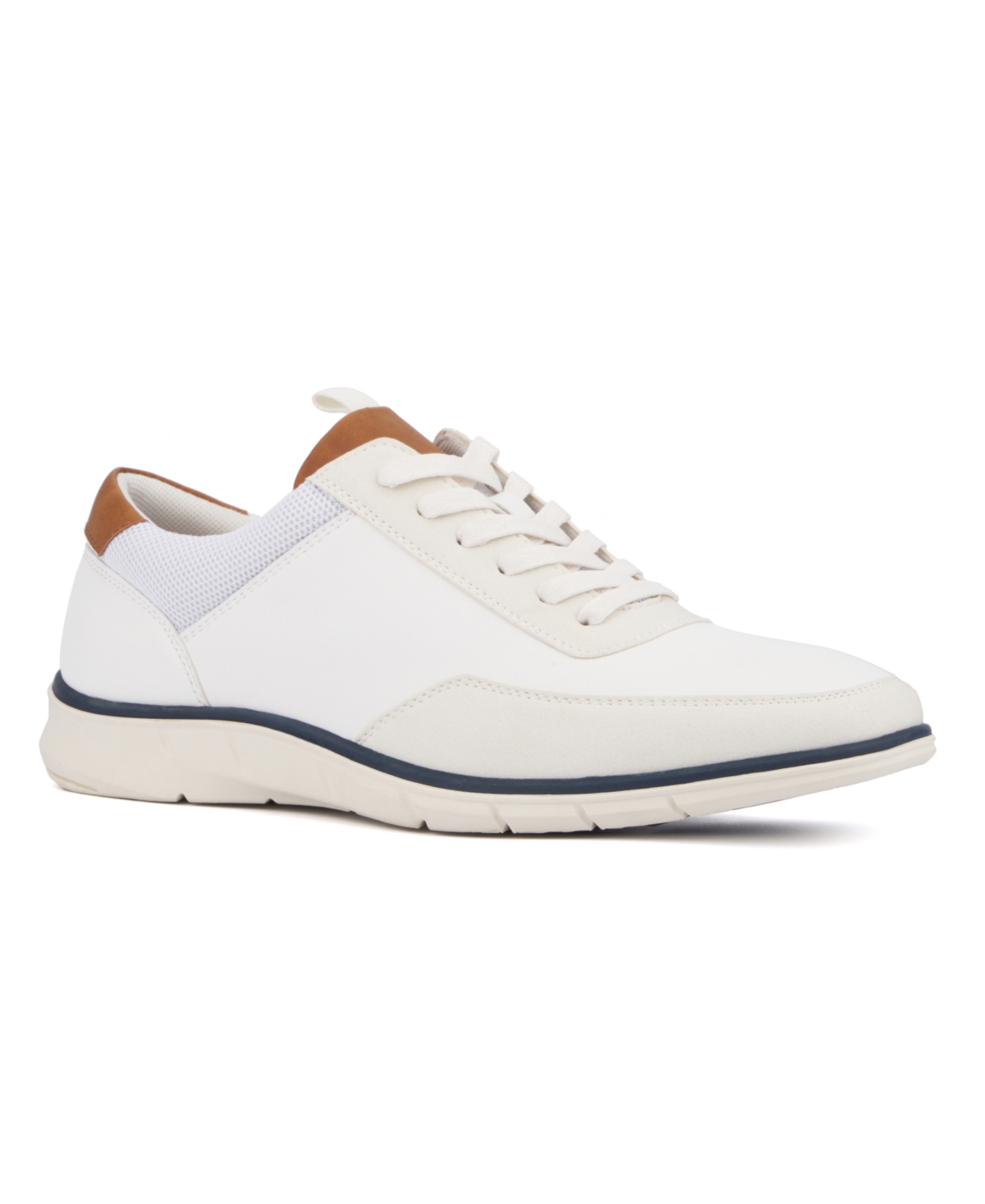 Shop New York And Company Men's Beto Low Top Sneakers In White