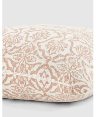 Damask Printed Decorative Pillow, 20" x 20"