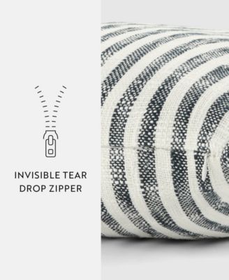 Yarn Dyed Thin Stripe Decorative Pillow, 20" x 20"