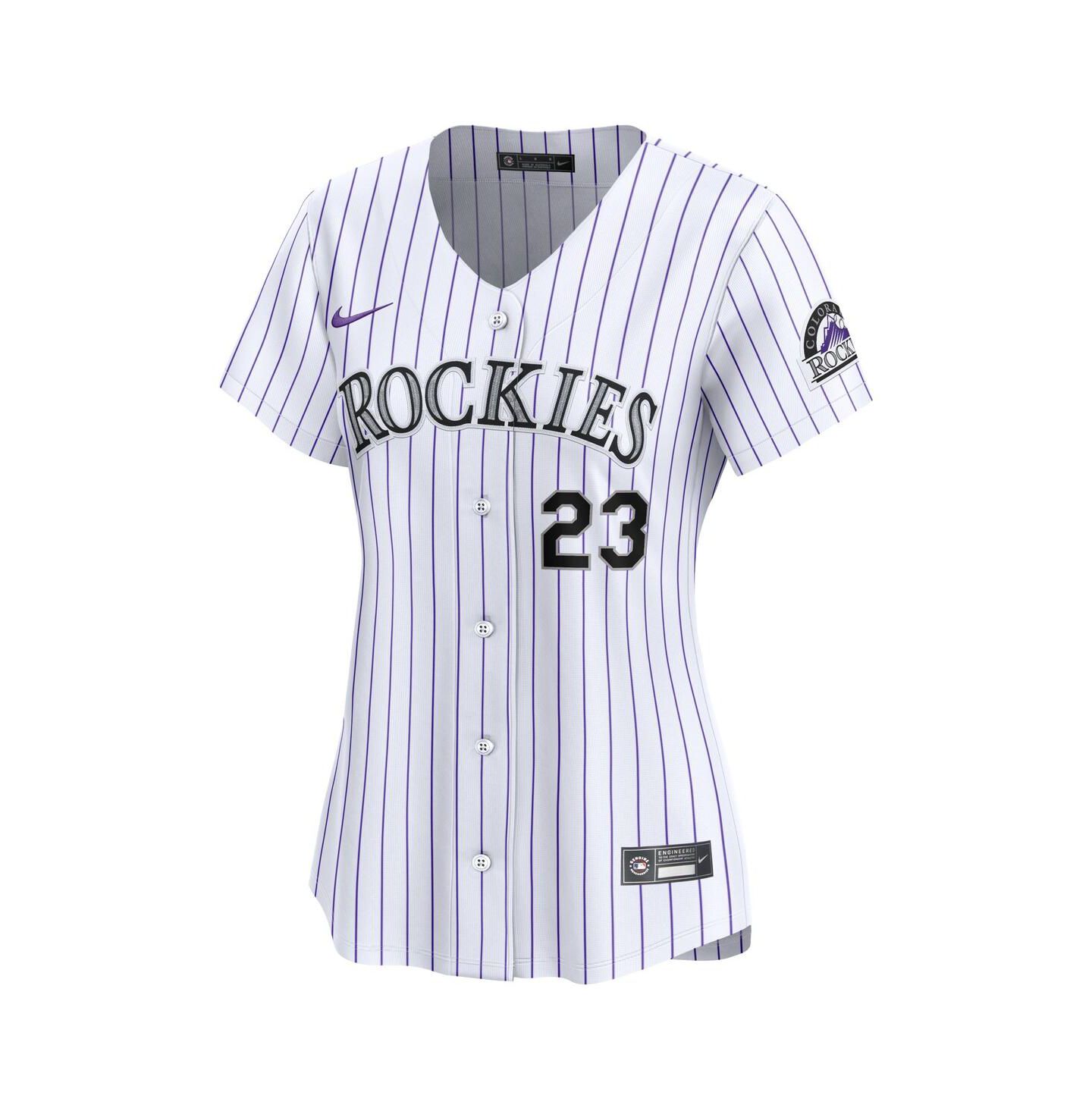 Женский топ Nike Kris Bryant White Colorado Rockies Home Limited Player Jersey — фото 3