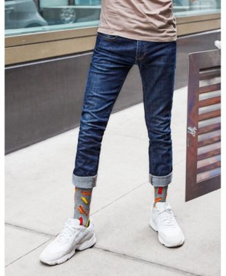 Men's Tasty Hot Dogs Novelty Crew Socks