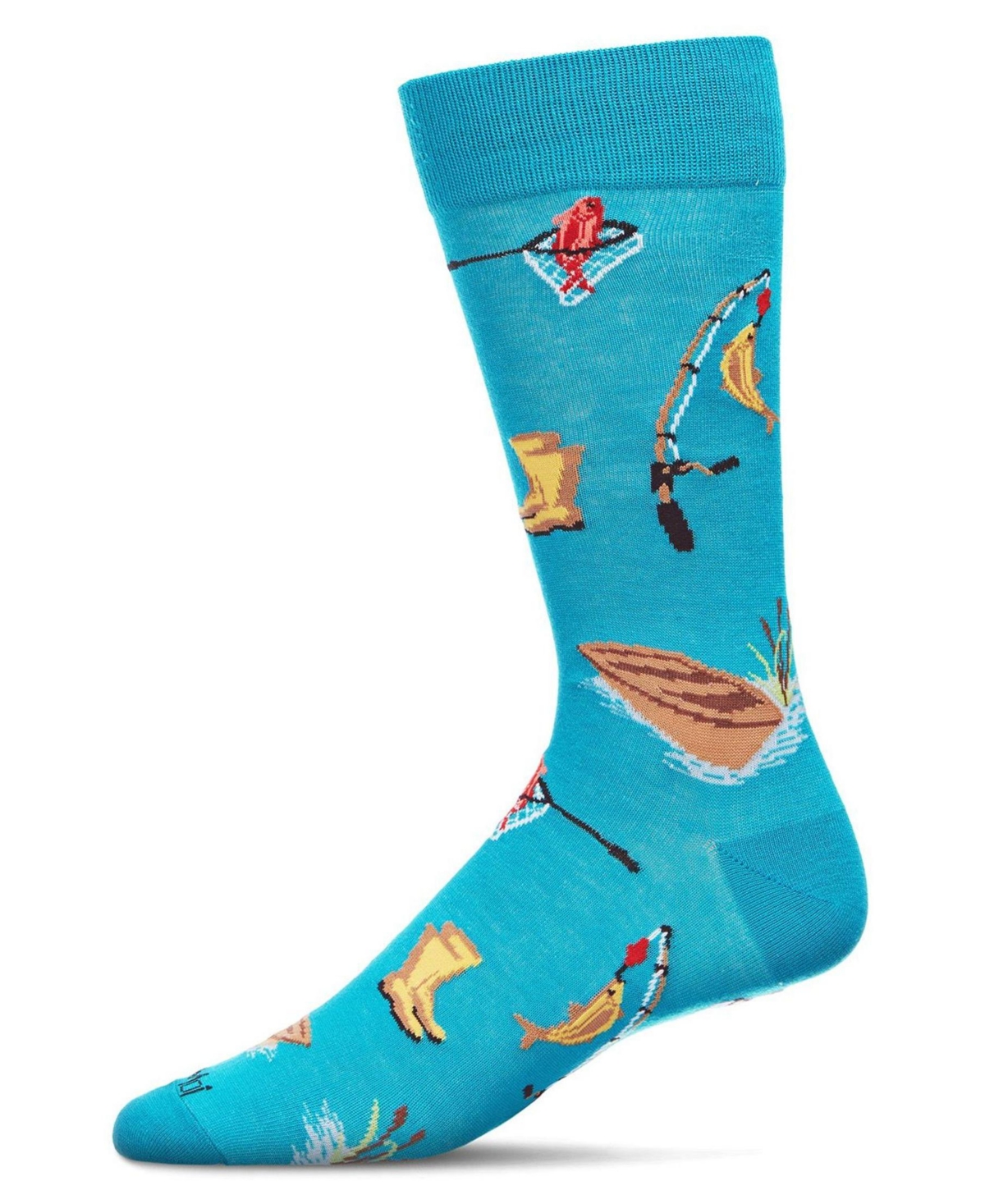Men's Paradise Novelty Crew Socks - Loon Bird