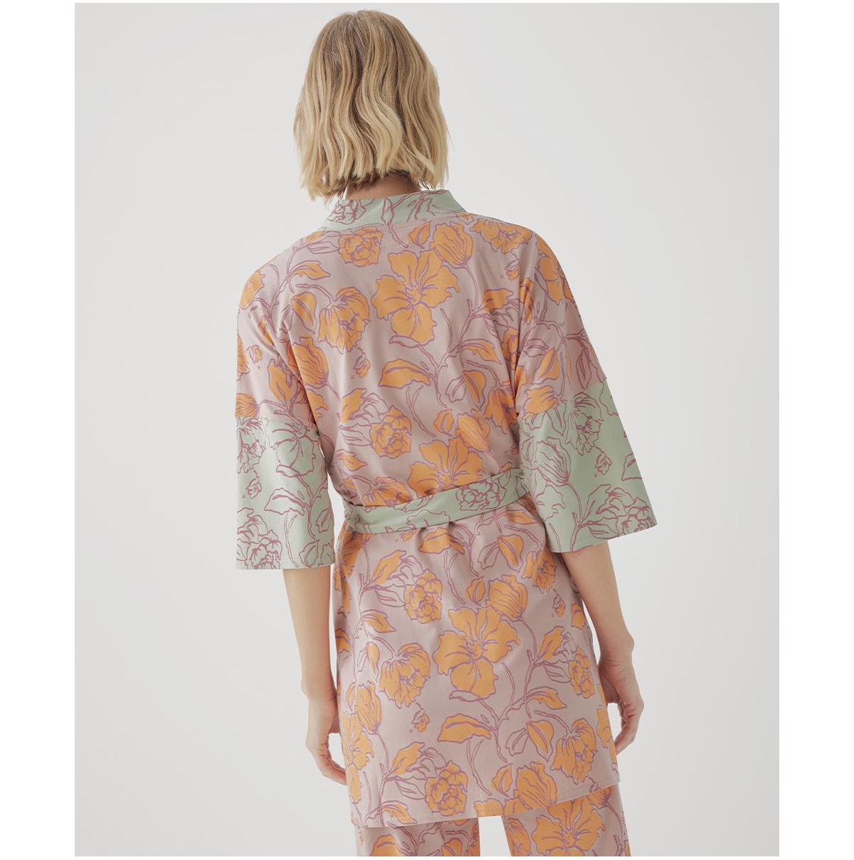 Pact Women's Organic Cotton Staycation Short Robe