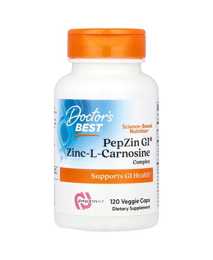 Doctor's Best PepZin GI Zinc-L-Carnosine Complex - 120 Veggie Caps - Macy's