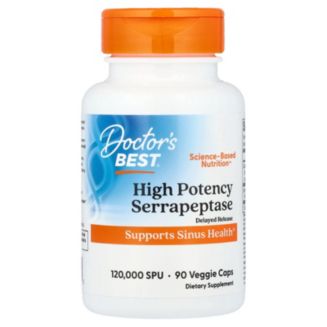 Nutricost, Serrapeptasa, 60 Mg (120.000 SPU), 120 Cápsulas