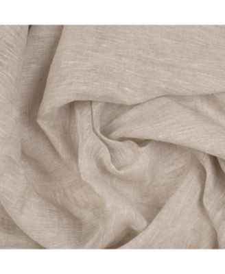 Grace Sheer Linen Rod Pocket/ Back Tabs Panel Curtains