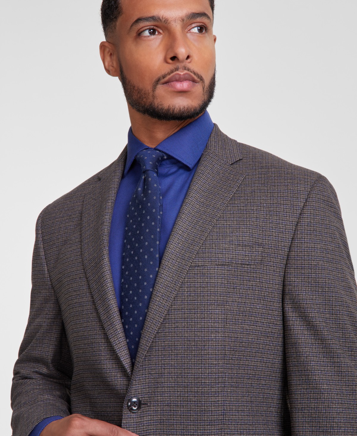 Мужские куртки Michael Kors Men's Classic-Fit Pattern Sport Coat — фото 1