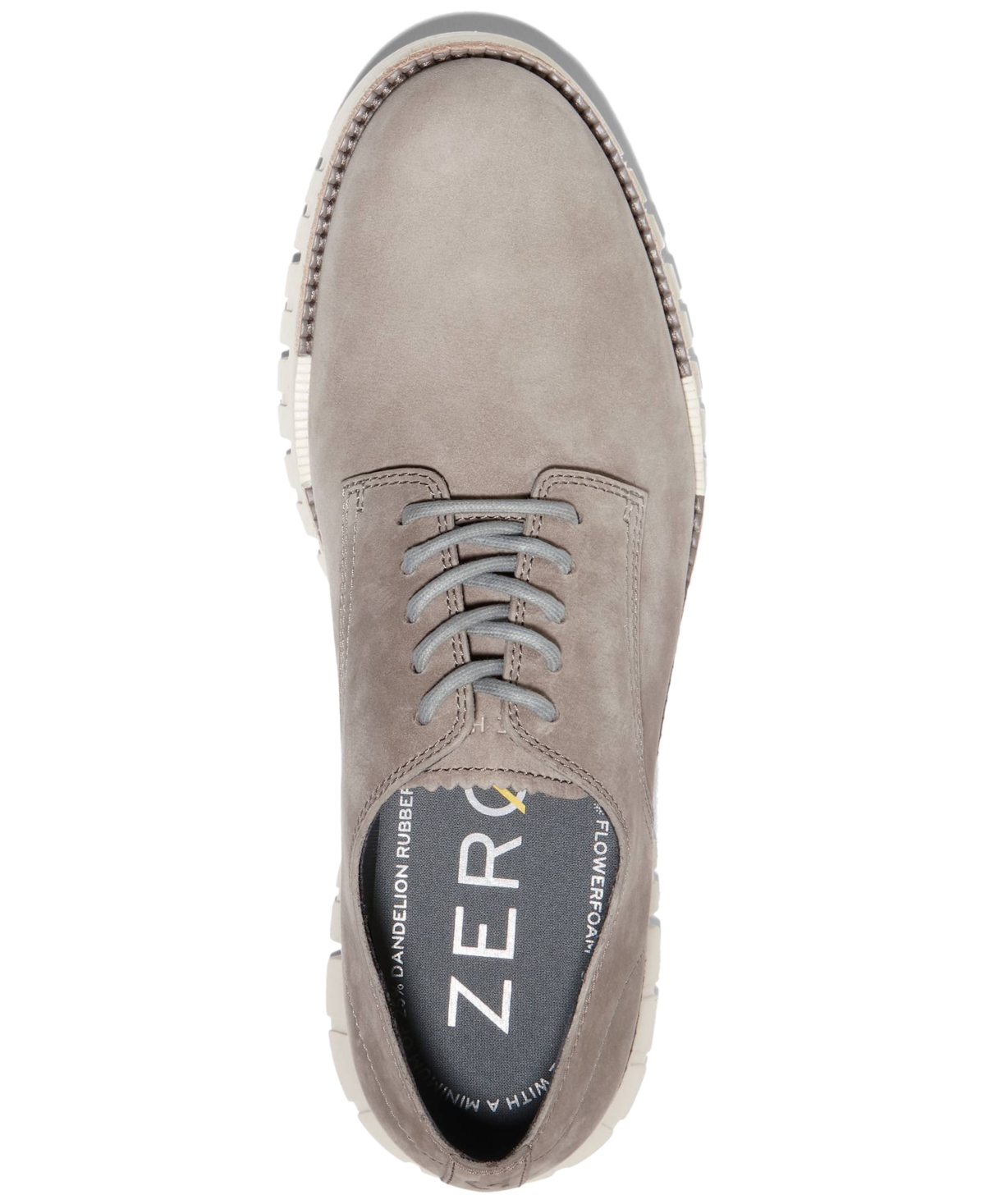 Cole Haan Men's ZERGRAND Remastered Lace-Up Oxford Dress Shoes -silver Birch