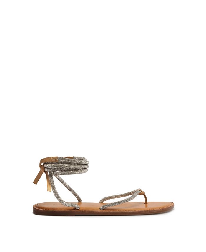 Schutz Women's Kittie Glam Casual Flat Sandals - Macy's