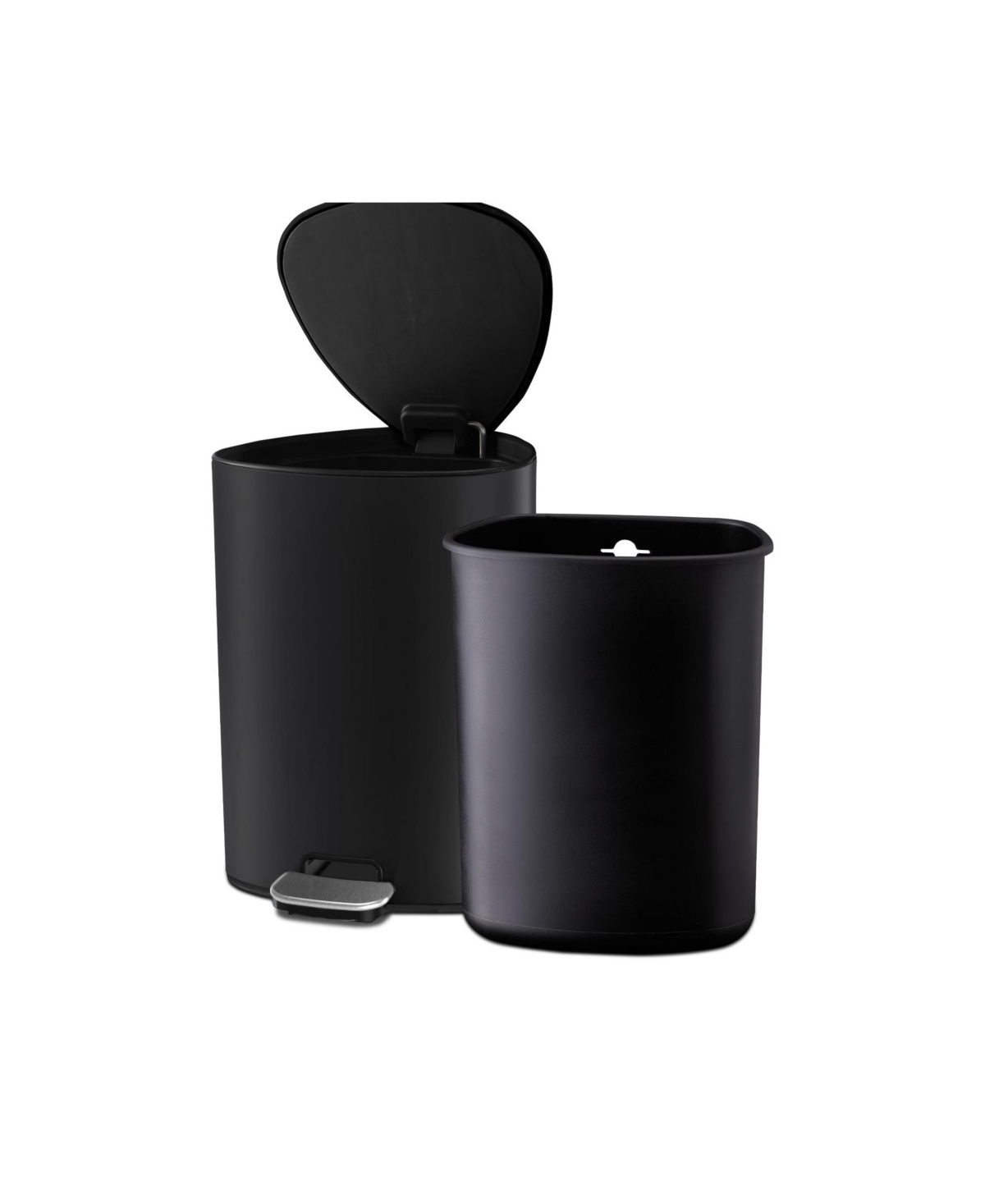 Joseph Joseph Easystore 5-liter Pedal Trash Bin In Black