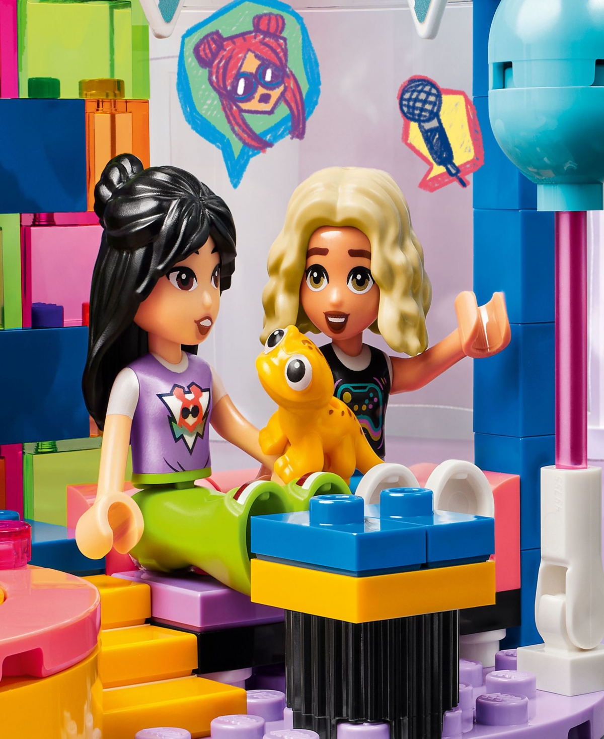 Shop Lego Friends Karaoke Music Party Pretend Play Set 42610, 196 Pieces In Multicolor