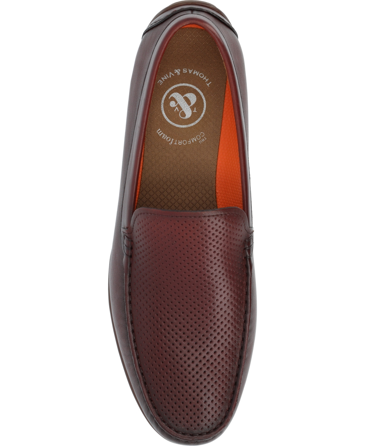 Thomas & Vine Men's Jaden Tru Comfort Foam Moc Toe Slip-On Driving Loafers