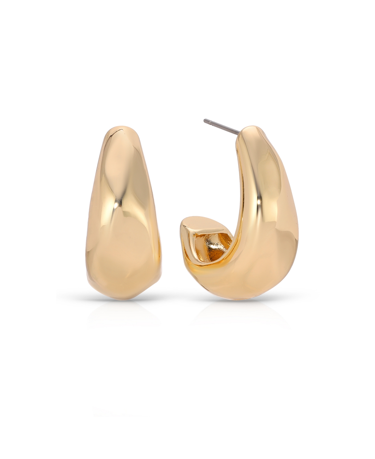 True Golden 18K Gold-Plated Hoop Earrings - Gold