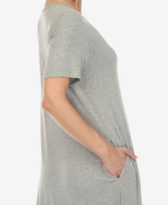 Women's Short Sleeve Midi Dress