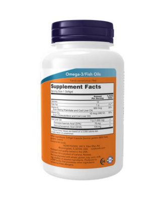 Cod Liver Oil, 1000 mg, 90 SoftGels