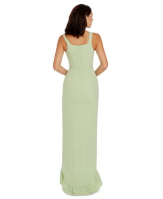 Women's Charlene Ruffled High-Low Gown