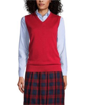 売れ筋商品|||ランズエンド ニット&セーター アウター レディース Women's Cotton Modal Sweater Vest Classic navy Lands' End Women's Cotton Modal Cardigan Sweater - Macy's