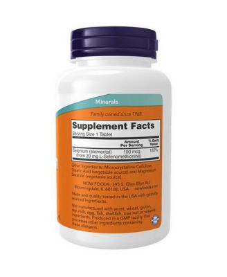Selenium, 100 mcg, 250 Tabs