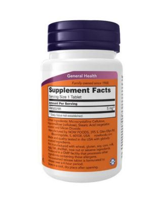 Melatonin, 5 mg, 120 Tabs