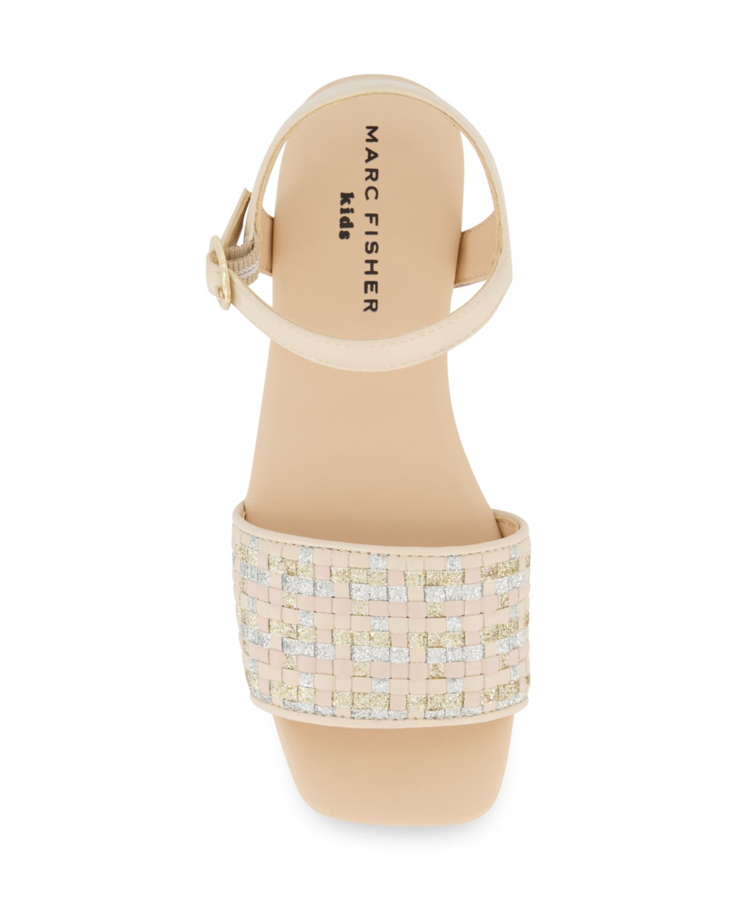 Сандалии Marc Fisher Hazel Woven Open Toe Sandals для девочек, цвет: Разноцветный — фото 7