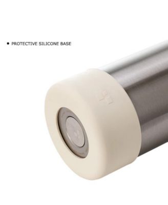 Stainless Steel Vacuum Insulated Water Bottle with Silicone Base and Handle Lid