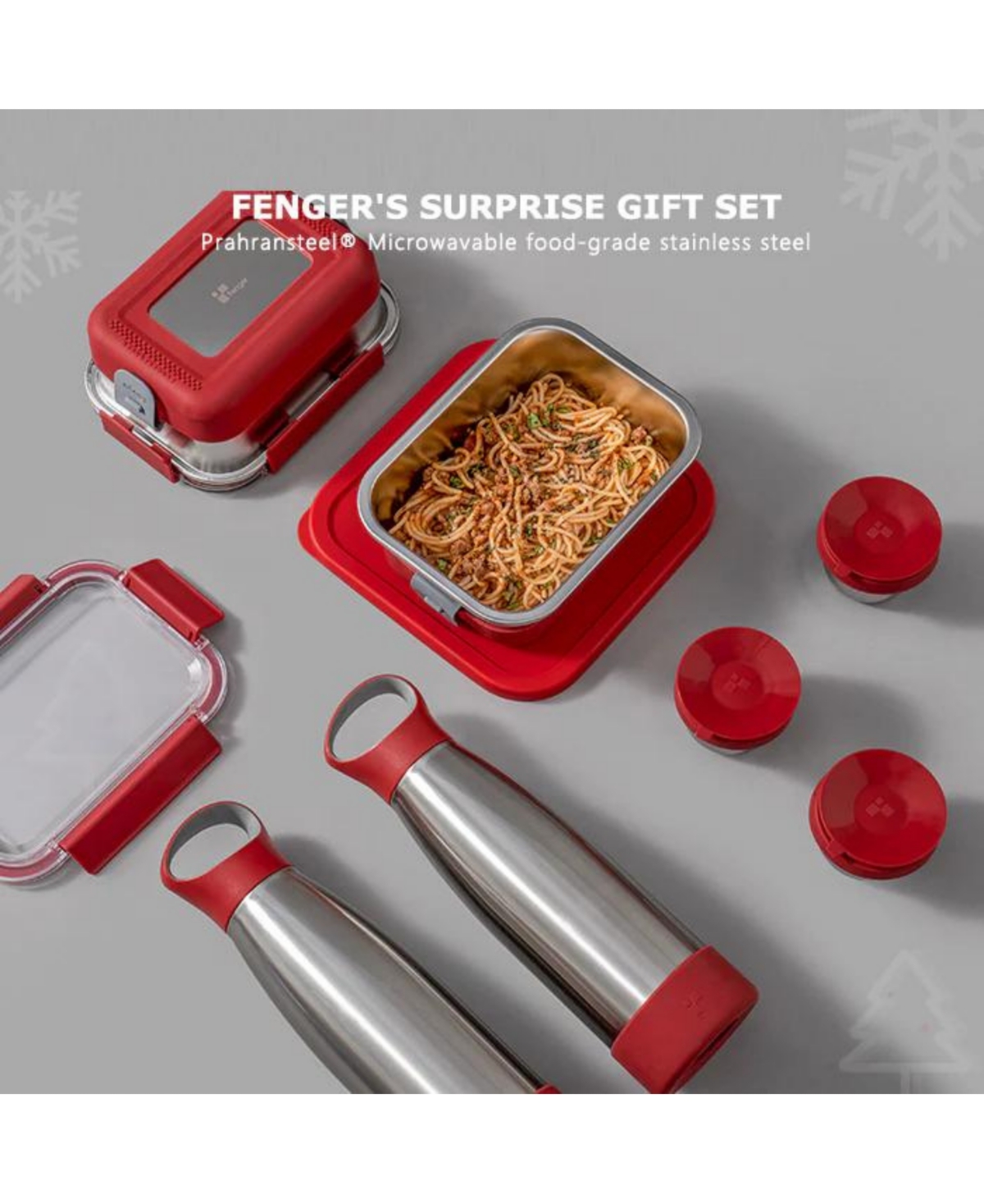 Shop Fenger Holiday Gift Set In Cherry Red