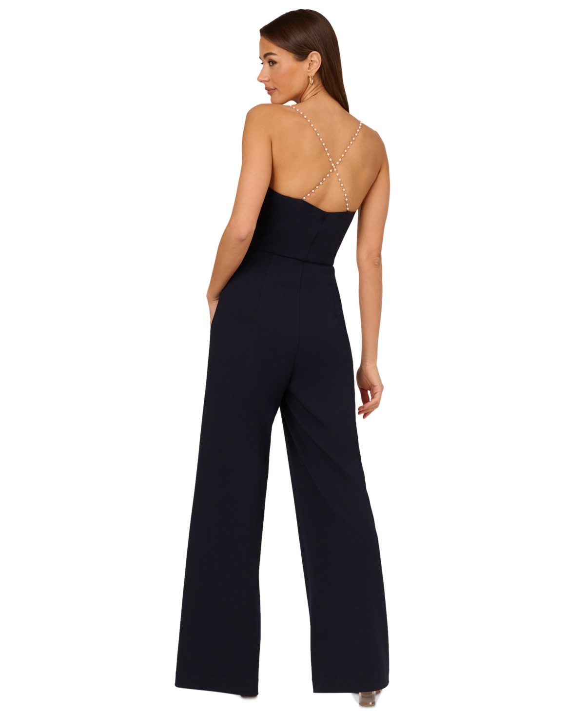 Shop Adrianna By Adrianna Papell Women's Cowlneck Jumpsuit In Twilght