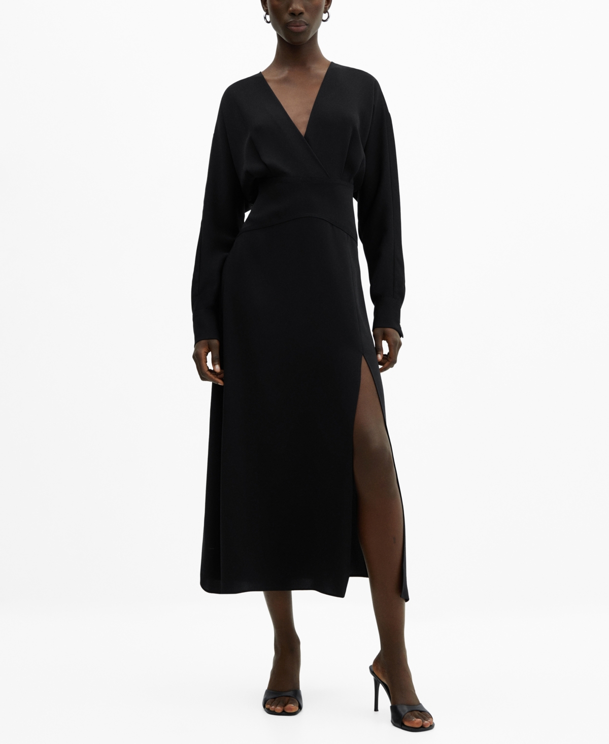 Mango Women's Cut-out Detail Dress In Black