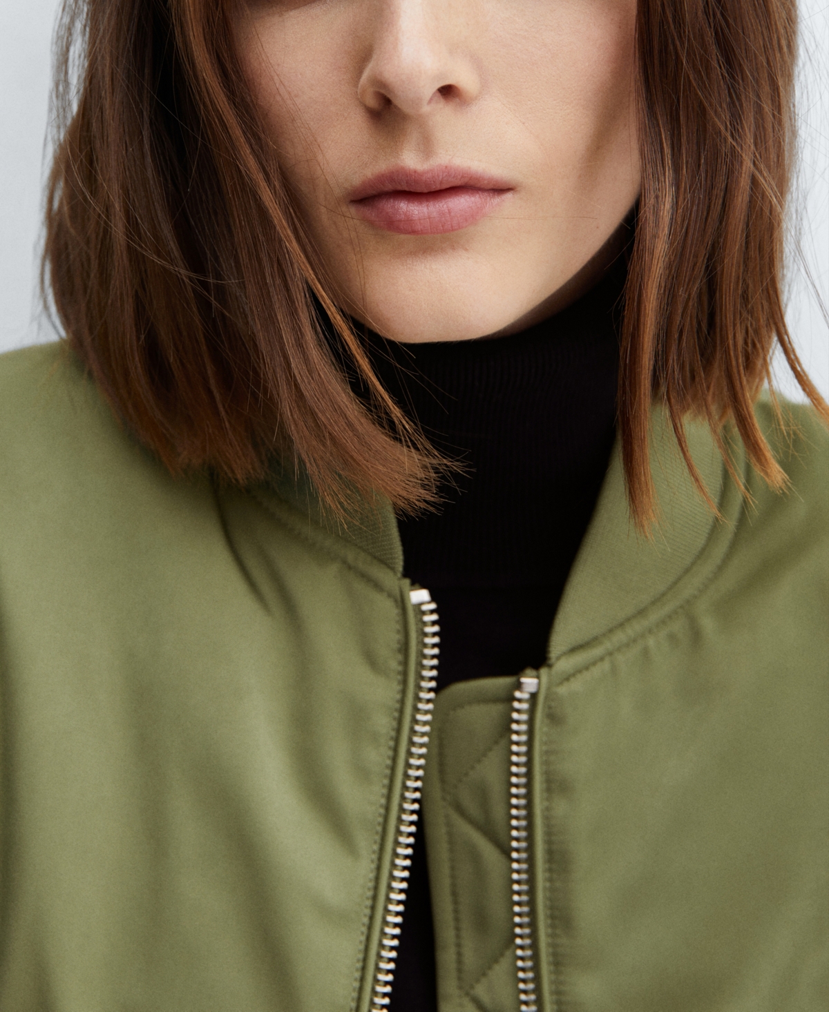 Mango Women's Oversized Bomber Jacket