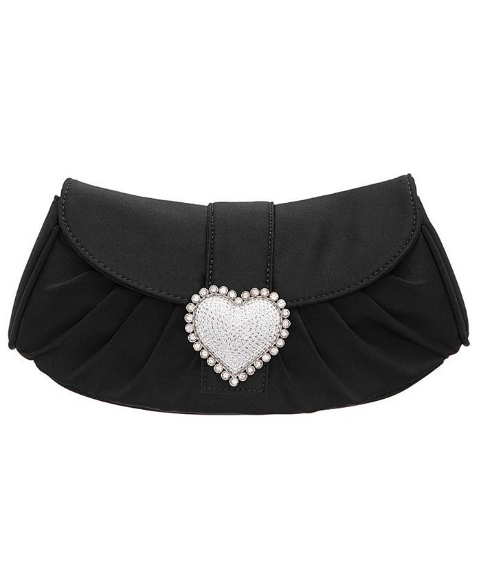 Macy's silver sale clutch purse