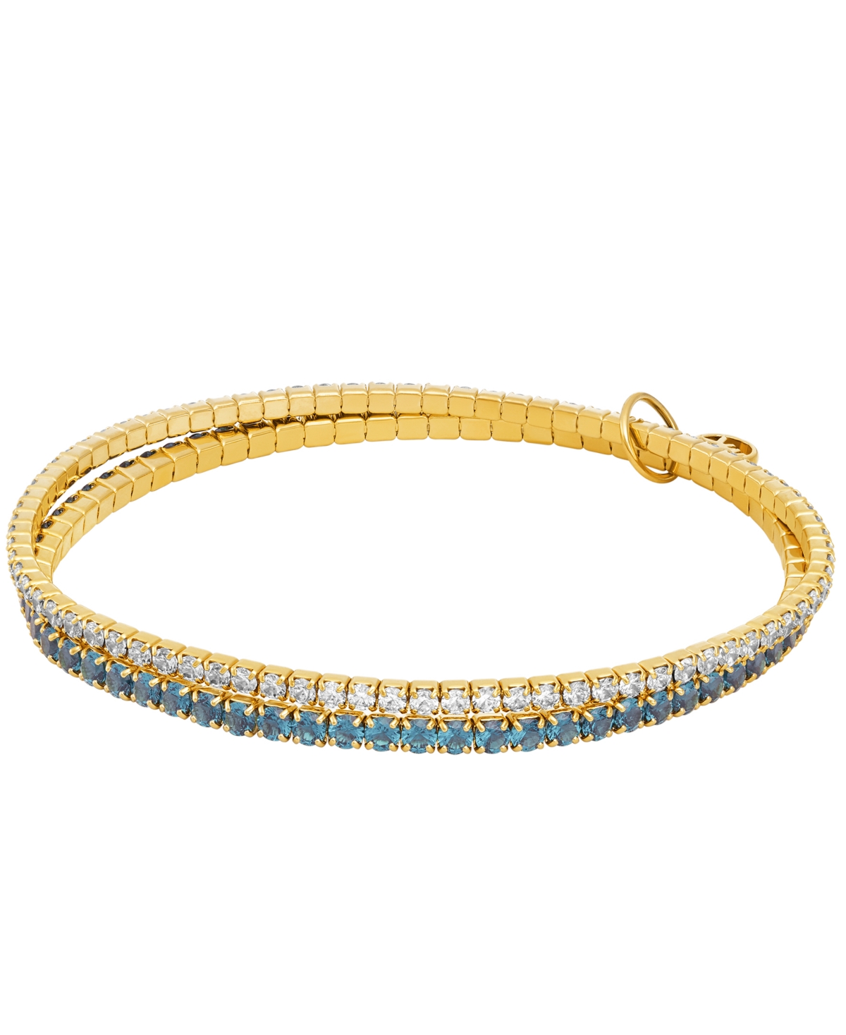 Shop Michael Kors Gold-tone Brass Double Bracelet Set