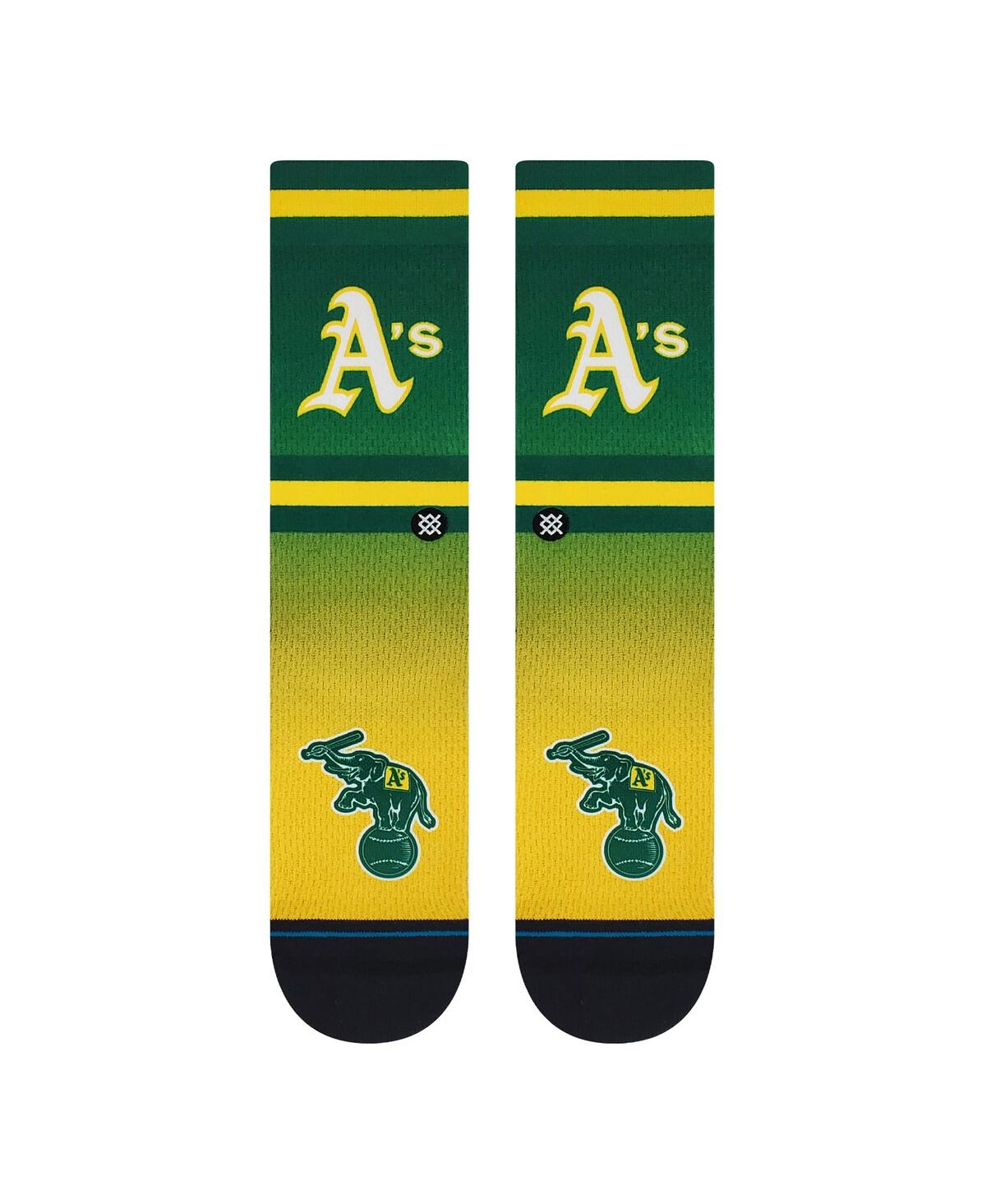 Shop Stance Men's  Oakland Athletics Cooperstown Collection Crew Socks In Multi