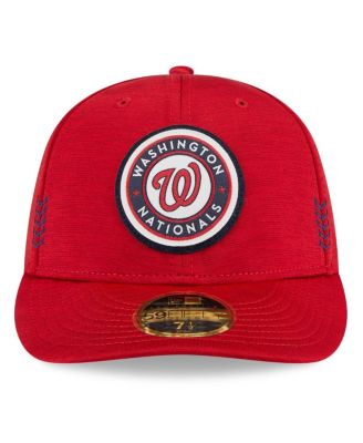 Men's Red Washington Nationals 2024 Clubhouse Low Profile 59FIFTY Fitted Hat