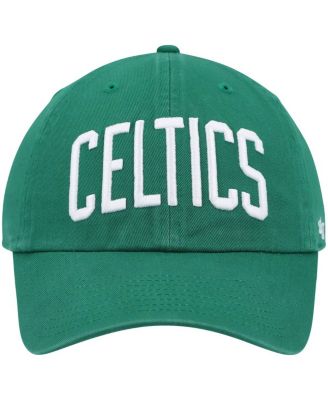 Men's Kelly Green Boston Celtics Clean Up Wordmark Adjustable Hat