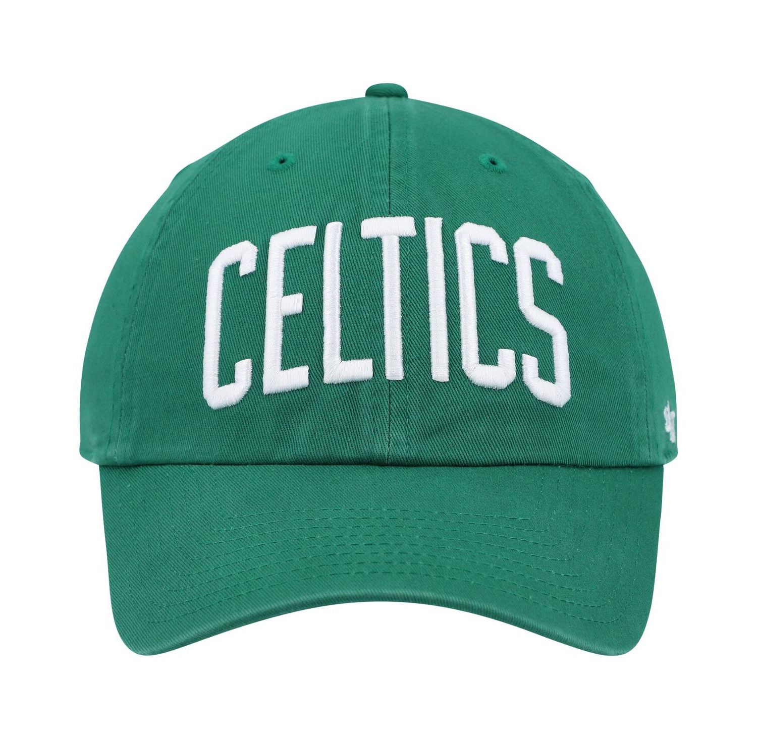 Men's Kelly Green Boston Celtics Clean Up Wordmark Adjustable Hat