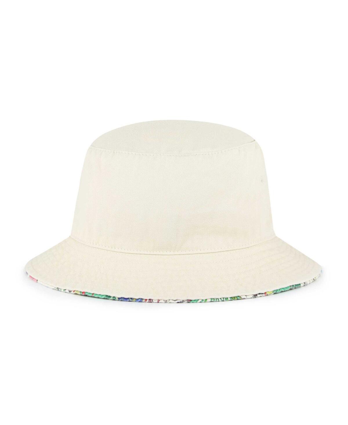 Shop 47 Brand Women's ' Natural New York Giants Pollinator Bucket Hat