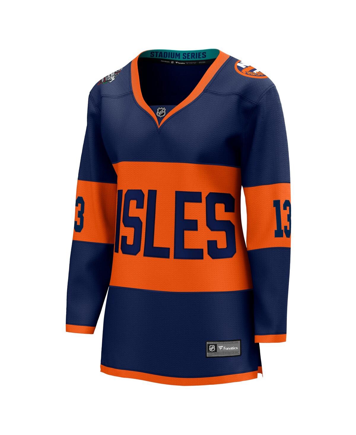 Women's Fanatics Mathew BarzalNew York Islanders 2024 Nhl Stadium Series Breakaway Player Jersey - Navy
