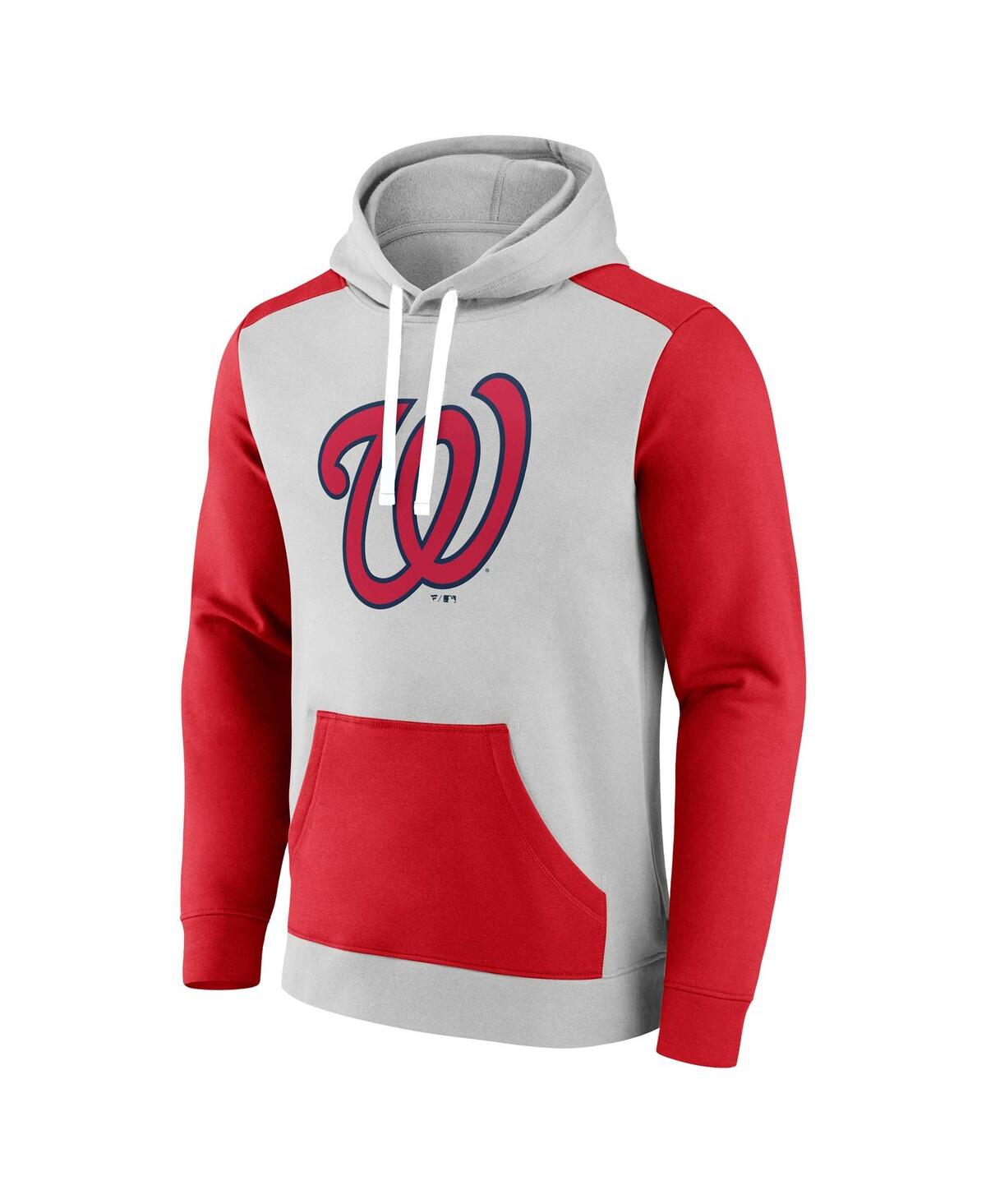 Men's Fanatics Red Washington Nationals Arctic Pullover Hoodie - Red
