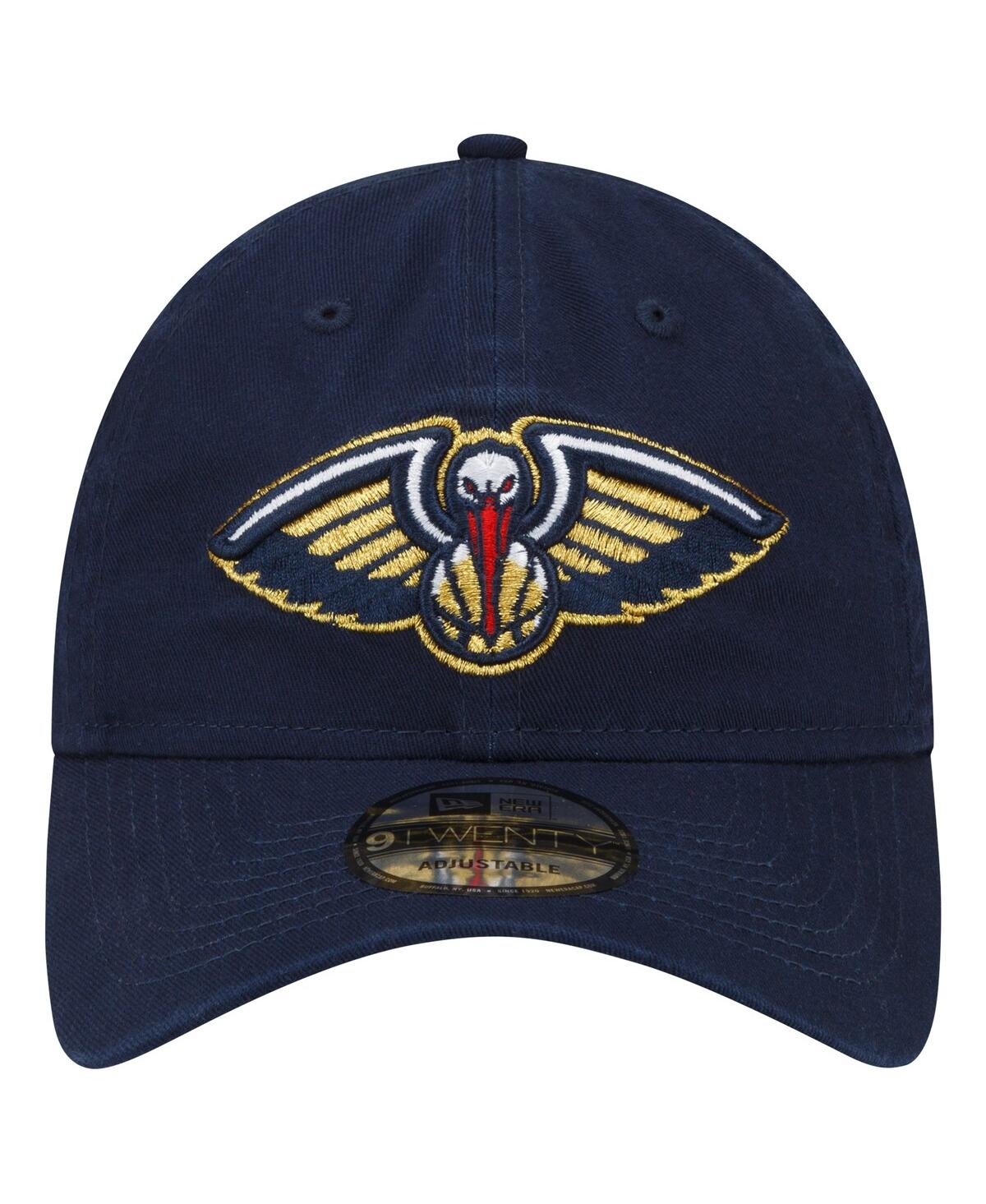 Shop New Era Men's  Navy New Orleans Pelicans Team 2.0 9twenty Adjustable Hat