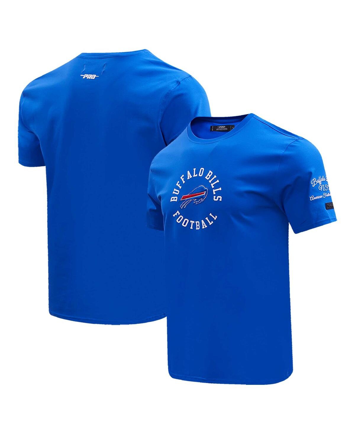 Shop Pro Standard Men's  Royal Buffalo Bills Hybrid T-shirt