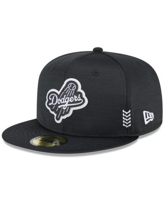 thumbnail image 2 of NEW 2024 LA Dodgers Fitted Hat – Black With White Outline Logo – New Era – Multiple Sizes Available 2 of 3