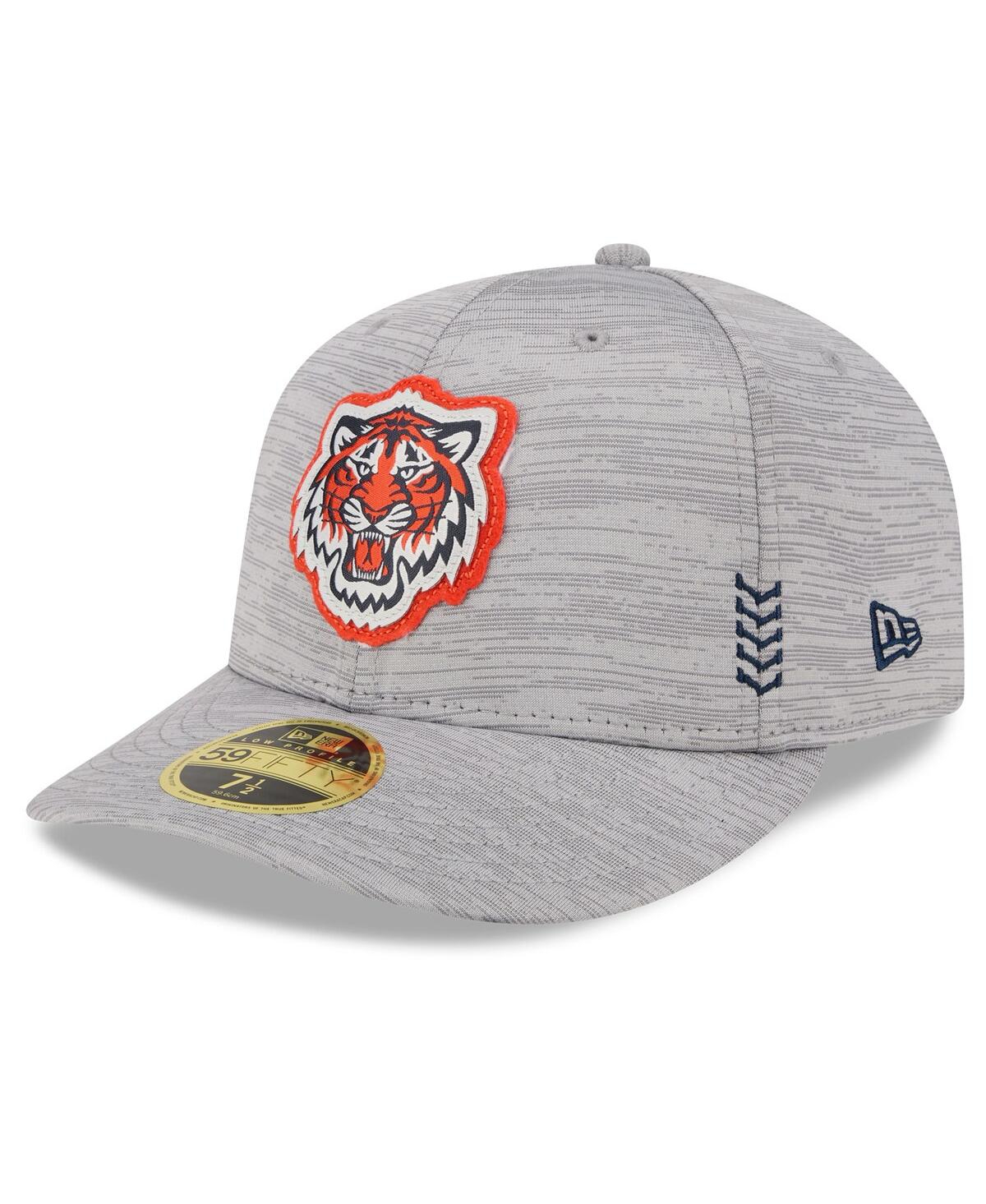 Shop New Era Men's  Gray Detroit Tigers 2024 Clubhouse Low Profile 59fifty Fitted Hat