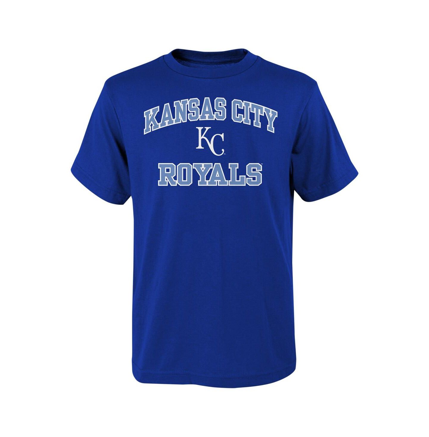 Футболка Fanatics Royal Kansas City Royals Heart & Soul для мальчиков — фото 1