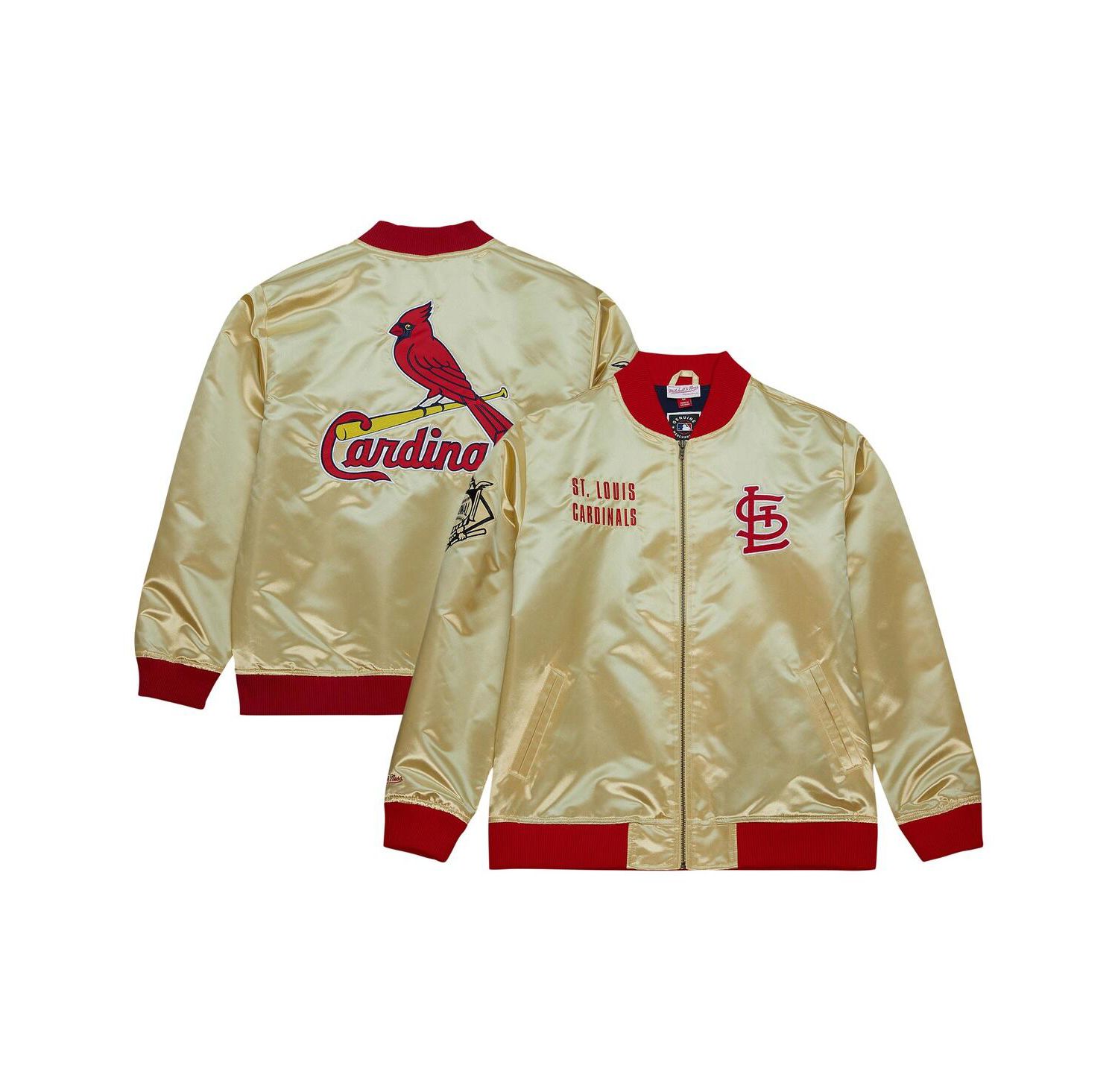 Men's Gold St. Louis Cardinals OG 2.0 Lightweight Satin Full-Zip Jacket