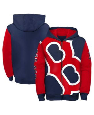 Big Boys Fanatics Navy Red Boston Red Sox Postcard Full Zip Hoodie Jacket Macy s