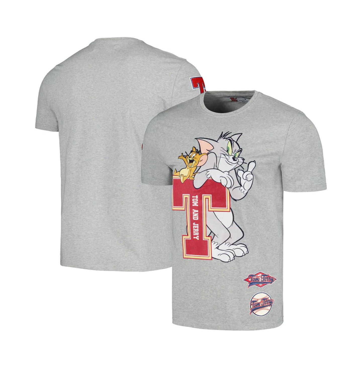 Футболка Freeze Max Heather Gray Tom and Jerry University — фото 1